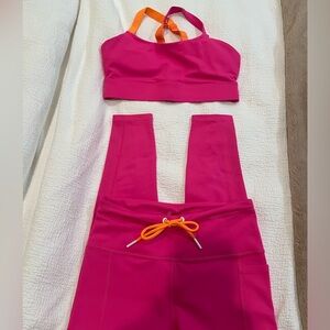 Lily of pink workout set